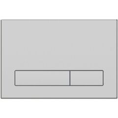 Купить 350/PPS/015-00-00 Смывная клавиша KKPol M16 (сатин) (350/pps/015-00-00) по цене 5175 руб., в Санкт-Петебруге в интернет магазине 100-Систем, а также дургие товары  из раздела Клавиши смыва и Инсталляции