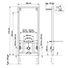 Купить NOVUM Рама для установки биде (с выходами на гор. и хол. воду) (049213) по цене 12990 руб., в Санкт-Петебруге в интернет магазине 100-Систем, а также дургие товары BERGES из раздела Инсталляции для биде и Инсталляции