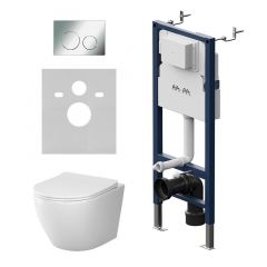 Купить IS90151.801900 Инсталляция PrimeFit с клав L глянцевый хром с подвес унит Like Aquaspin с сид м/лиф (is90151.801900) по цене 40690 руб., в Санкт-Петебруге в интернет магазине 100-Систем, а также дургие товары AM.PM из раздела Готовые решения и Инсталляции