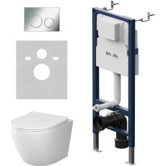 Купить IS90251.801900 Инсталляция с клав PrimeFit S, хром глянц, с подвес унит Like Aquaspin с сид м/лифт (is90251.801900) по цене 40690 руб., в Санкт-Петебруге в интернет магазине 100-Систем, а также дургие товары AM.PM из раздела Готовые решения и Инсталляции