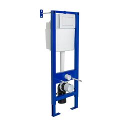 Купить АТОМ 410  кнопка белая (040333) по цене 13390 руб., в Санкт-Петебруге в интернет магазине 100-Систем, а также дургие товары BERGES из раздела Инсталляции для унитазов и Инсталляции