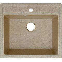 Купить AZARIO кухонная мойка Litos (570х505х200) Песочный  (cs00078326) по цене 6392 руб., в Санкт-Петебруге в интернет магазине 100-Систем, а также дургие товары Azario из раздела Накладные мойки и Кухонные мойки