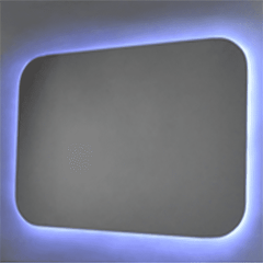 Купить Зеркало Aquanika Basic AQB5580RU44 с подсветкой, датчиком движения, часами 80х55 см. (aqb5580ru44) по цене 8800 руб., в Санкт-Петебруге в интернет магазине 100-Систем, а также дургие товары  из раздела Зеркала и Мебель для ванной комнаты