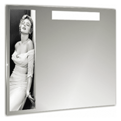 Купить Зеркало Aquanika Classic №3 AQC6080RU20 датчик движения, декор 80х60 см. (aqc6080ru20) по цене 11319 руб., в Санкт-Петебруге в интернет магазине 100-Систем, а также дургие товары  из раздела Зеркала и Мебель для ванной комнаты