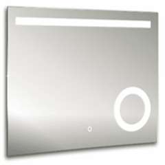 Купить Зеркало Aquanika Cosmo AQC6080RU27 800х600 мм LED подсветка, сенсорный выключатель, увеличительное зеркало (aqc6080ru27) по цене 8000 руб., в Санкт-Петебруге в интернет магазине 100-Систем, а также дургие товары  из раздела Зеркала и Мебель для ванной комнаты