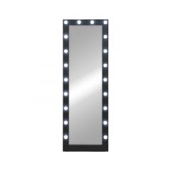 Купить Гримерное напольное зеркало Континент 600х1750 черное (згп45) по цене 22880 руб., в Санкт-Петебруге в интернет магазине 100-Систем, а также дургие товары Континент из раздела Зеркала и Мебель для ванной комнаты