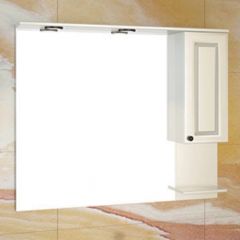 Купить COMFORTY. Зеркало-шкаф "Севилья-100" слоновая кость (00003132628) по цене 19360 руб., в Санкт-Петебруге в интернет магазине 100-Систем, а также дургие товары COMFORTY из раздела Зеркальные шкафы для ванной и Мебель для ванной комнаты