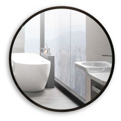 Купить Зеркало для ванной Azario Ренуар D770 ФР00002443 черное (фр-00002443) по цене 3299 руб., в Санкт-Петебруге в интернет магазине 100-Систем, а также дургие товары Azario из раздела Зеркала и Мебель для ванной комнаты