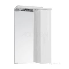 Купить Зеркальный шкаф AQUATON Панда 50 правый белый 1A007402PD01R (1a007402pd01r) по цене 8577 руб., в Санкт-Петебруге в интернет магазине 100-Систем, а также дургие товары AQUATON из раздела Зеркальные шкафы для ванной и Мебель для ванной комнаты