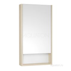 Купить Зеркальный шкаф AQUATON Сканди 45 белый, дуб верона 1A252002SDB20 (1a252002sdb20) по цене 5805 руб., в Санкт-Петебруге в интернет магазине 100-Систем, а также дургие товары AQUATON из раздела Зеркальные шкафы для ванной и Мебель для ванной комнаты