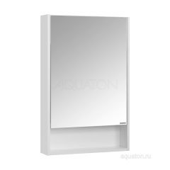 Купить Зеркальный шкаф AQUATON Сканди 55 белый 1A252102SD010 (1a252102sd010) по цене 6293 руб., в Санкт-Петебруге в интернет магазине 100-Систем, а также дургие товары AQUATON из раздела Зеркальные шкафы для ванной и Мебель для ванной комнаты