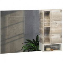 Купить Comforty. Зеркало-шкаф "Турин-120" дуб бежевый (00004137136cf) по цене 14190 руб., в Санкт-Петебруге в интернет магазине 100-Систем, а также дургие товары COMFORTY из раздела Зеркальные шкафы для ванной и Мебель для ванной комнаты