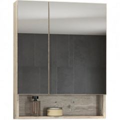 Купить Comforty. Зеркало-шкаф Парма-60 дуб дымчатый (00004143488cf) по цене 12980 руб., в Санкт-Петебруге в интернет магазине 100-Систем, а также дургие товары COMFORTY из раздела Зеркальные шкафы для ванной и Мебель для ванной комнаты