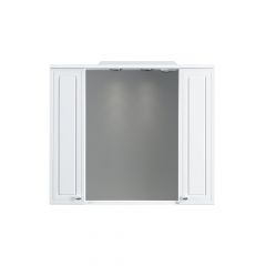 Купить M41MPX0851WG Palace One, зеркало, частично зеркальный шкаф, 85 см, с подсветкой, белый, глянец (m41mpx0851wg) по цене 24190 руб., в Санкт-Петебруге в интернет магазине 100-Систем, а также дургие товары RedBlu by Damixa из раздела Зеркальные шкафы для ванной и Мебель для ванной комнаты