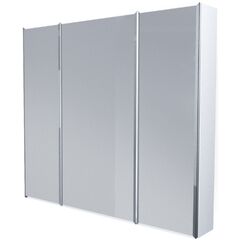 Купить 1MARKA Зеркало-шкаф Соната 90 3д. Белый глянец (у29558) по цене 15899 руб., в Санкт-Петебруге в интернет магазине 100-Систем, а также дургие товары 1MARKA из раздела Зеркальные шкафы для ванной и Мебель для ванной комнаты