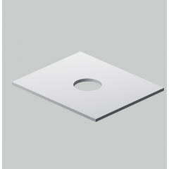 Купить M8FST0601WG Func  Столешница под накладную раковину, для тумбы 60 см, цвет белый глянец (m8fst0601wg) по цене 5890 руб., в Санкт-Петебруге в интернет магазине 100-Систем, а также дургие товары AM.PM из раздела Столешницы и Мебель для ванной комнаты