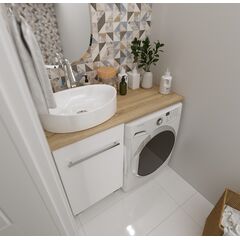 Купить 1MARKA Столешница под стир.машину Wash 110 дуб сонома (ц0000004099) по цене 6327 руб., в Санкт-Петебруге в интернет магазине 100-Систем, а также дургие товары 1MARKA из раздела Столешницы и Мебель для ванной комнаты