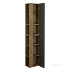Купить Шкаф - колонна AQUATON Терра 1-створчатый дуб кантри, антрацит 1A247503TEKA0 (1a247503teka0) по цене 10872 руб., в Санкт-Петебруге в интернет магазине 100-Систем, а также дургие товары AQUATON из раздела Шкафы и Пеналы, комоды, шкафы