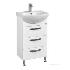Купить Тумба под раковину AQUATON Ария 50 Н белый 1A140201AA010 (1a140201aa010) по цене 18267 руб., в Санкт-Петебруге в интернет магазине 100-Систем, а также дургие товары AQUATON из раздела Тумбы под раковину и Мебель для ванной комнаты