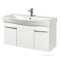 Купить Тумба под раковину AQUATON Беверли 100 белый 1A236701BV010 (1a236701bv010) по цене 19372 руб., в Санкт-Петебруге в интернет магазине 100-Систем, а также дургие товары AQUATON из раздела Тумбы под раковину и Мебель для ванной комнаты