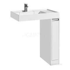 Купить Тумба под раковину AQUATON Лондри 20 белый с фасадом 1A236101LH010 (1a236101lh010) по цене 9968 руб., в Санкт-Петебруге в интернет магазине 100-Систем, а также дургие товары AQUATON из раздела Тумбы под раковину и Мебель для ванной комнаты
