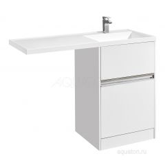 Купить Тумба под раковину AQUATON Лондри 60 белый с фасадом 1A235901LH010 (1a235901lh010) по цене 16343 руб., в Санкт-Петебруге в интернет магазине 100-Систем, а также дургие товары AQUATON из раздела Тумбы под раковину и Мебель для ванной комнаты