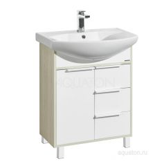 Купить Тумба под раковину AQUATON Рико 65 белый, ясень фабрик 1A213301RIB90 (1a213301rib90) по цене 15377 руб., в Санкт-Петебруге в интернет магазине 100-Систем, а также дургие товары AQUATON из раздела Тумбы под раковину и Мебель для ванной комнаты