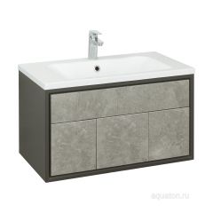 Купить Тумба под раковину AQUATON Уэльс 80 графит 1A267901WA6A0 new (1a267901wa6a0) по цене 30677 руб., в Санкт-Петебруге в интернет магазине 100-Систем, а также дургие товары AQUATON из раздела Тумбы под раковину и Мебель для ванной комнаты