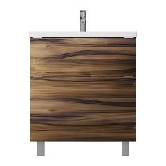 Купить M90FSX0752HF Gem, База под раковину, напольная, 75 см, 2 ящика, цвет: орех (m90fsx0752hf) по цене 22590 руб., в Санкт-Петебруге в интернет магазине 100-Систем, а также дургие товары AM.PM из раздела Тумбы под раковину и Мебель для ванной комнаты