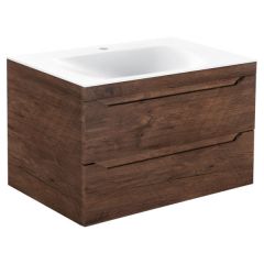 Купить База под раковину Fine 800 подвесная, 2 выкатных ящика soft close, R.Wood, , шт (vmc-2f800rw) по цене 18535 руб., в Санкт-Петебруге в интернет магазине 100-Систем, а также дургие товары Vincea из раздела Тумбы под раковину и Мебель для ванной комнаты