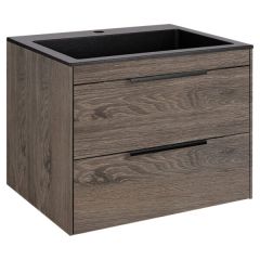 Купить База под раковину Chiara 2D 600 подвесная, 2 выкатных ящика soft-close, R.Oak, , шт (vmc-2c2600ro) по цене 17547 руб., в Санкт-Петебруге в интернет магазине 100-Систем, а также дургие товары Vincea из раздела Тумбы под раковину и Мебель для ванной комнаты