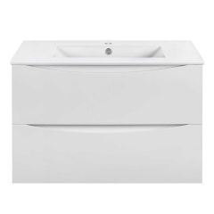 Купить База под керамическую раковину Mia Slim 800 подвесная, 2 выкатных ящика soft close, G.White, , шт (vmc-2mc800s1gw) по цене 18706 руб., в Санкт-Петебруге в интернет магазине 100-Систем, а также дургие товары Vincea из раздела Тумбы под раковину и Мебель для ванной комнаты