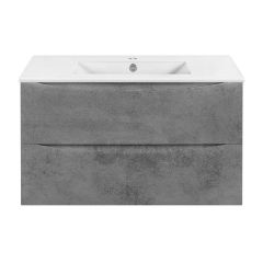 Купить База под керамическую раковину Mia Slim 900 подвесная, 2 выкатных ящика soft close, Beton, , шт (vmc-2mc900s1bt) по цене 20634 руб., в Санкт-Петебруге в интернет магазине 100-Систем, а также дургие товары Vincea из раздела Тумбы под раковину и Мебель для ванной комнаты