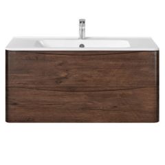 Купить База под раковину Paola 1000 подвесная, 2 выкатных ящика soft close, R.Wood, , шт (vmc-2p100rw) по цене 23655 руб., в Санкт-Петебруге в интернет магазине 100-Систем, а также дургие товары Vincea из раздела Тумбы под раковину и Мебель для ванной комнаты