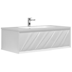 Купить 1MARKA Тумба Glace 100П 1 в.я. White (верх) (у73575) по цене 32001 руб., в Санкт-Петебруге в интернет магазине 100-Систем, а также дургие товары 1MARKA из раздела Тумбы под раковину и Мебель для ванной комнаты