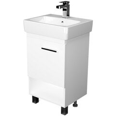 Купить 1Marka Тумба Tera 50Н 1д. Белый глянец (у76057) по цене 7753 руб., в Санкт-Петебруге в интернет магазине 100-Систем, а также дургие товары 1MARKA из раздела Тумбы под раковину и Мебель для ванной комнаты