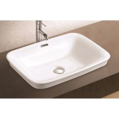 Купить CeramaLux 78444 Раковина накладная 58 см (78444) по цене 10400 руб., в Санкт-Петебруге в интернет магазине 100-Систем, а также дургие товары CeramaLux из раздела Встраиваемые раковины и Раковины и пьедесталы