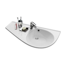 Купить Раковина Ravak Avocado Comfort белая L (xj9l1100000) по цене 21450 руб., в Санкт-Петебруге в интернет магазине 100-Систем, а также дургие товары RAVAK из раздела Встраиваемые раковины и Раковины и пьедесталы