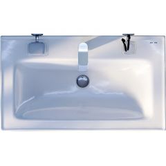 Купить M85AWCC0802WG64 X-Joy, Раковина мебельная, керамическая, 80 см, встроенная, цвет: белый, глянец (m85awcc0802wg64) по цене 15190 руб., в Санкт-Петебруге в интернет магазине 100-Систем, а также дургие товары AM.PM из раздела Встраиваемые раковины и Раковины и пьедесталы