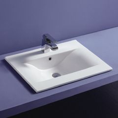 Купить CeramaLux N JY-807-60 Раковина врезная 610*460*170 (jy-807-60) по цене 8000 руб., в Санкт-Петебруге в интернет магазине 100-Систем, а также дургие товары CeramaLux из раздела Встраиваемые раковины и Раковины и пьедесталы