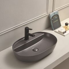 Купить CeramaLux 78325XMDH Раковина накладная 62 см (78325xmdh) по цене 20100 руб., в Санкт-Петебруге в интернет магазине 100-Систем, а также дургие товары CeramaLux из раздела Накладные раковины и Раковины и пьедесталы