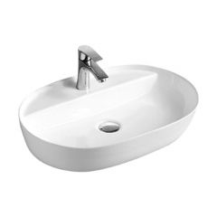 Купить CeramaLux N D1346 Раковина накладная  61 см (d1346) по цене 10000 руб., в Санкт-Петебруге в интернет магазине 100-Систем, а также дургие товары CeramaLux из раздела Накладные раковины и Раковины и пьедесталы