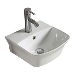 Купить CeramaLux N 78369 Раковина накладная 35 см (78369) по цене 7300 руб., в Санкт-Петебруге в интернет магазине 100-Систем, а также дургие товары CeramaLux из раздела Подвесные раковины и Раковины и пьедесталы