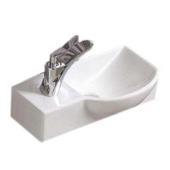 Купить CeramaLux N 7947BR Раковина накладная  45 см (7947br) по цене 7300 руб., в Санкт-Петебруге в интернет магазине 100-Систем, а также дургие товары CeramaLux из раздела Подвесные раковины и Раковины и пьедесталы