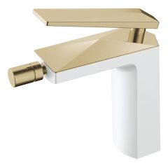 Купить BOHEME Смеситель для биде  БЕЛЫЙ+ЗОЛОТО 386-W (386-w) по цене 23989 руб., в Санкт-Петебруге в интернет магазине 100-Систем, а также дургие товары BOHEME из раздела Смесители для биде и Смесители