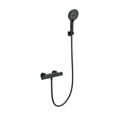 Купить Смеситель для душа с термостатом WONZON & WOGHAND INN 3, Черный матовый (WW-B2003-A-MB) (ww-b2003-a-mb) по цене 15506 руб., в Санкт-Петебруге в интернет магазине 100-Систем, а также дургие товары WONZON & WOGHAND из раздела Смесители для душа без излива и Смесители для ванны и душа