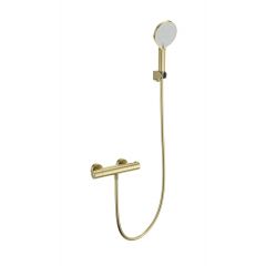 Купить Смеситель для душа с термостатом WONZON & WOGHAND INN 3, Брашированное золото (WW-B2012-A-BG) (ww-b2012-a-bg) по цене 17672 руб., в Санкт-Петебруге в интернет магазине 100-Систем, а также дургие товары WONZON & WOGHAND из раздела Смесители для душа без излива и Смесители для ванны и душа
