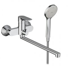 Купить 789500000 Origin Evo 2, смеситель для ванны/душа с универсальным изливом 350 мм, ручным душем (789500000) по цене 12990 руб., в Санкт-Петебруге в интернет магазине 100-Систем, а также дургие товары RedBlu by Damixa из раздела Смесители с длинным изливом и Смесители для ванны и душа