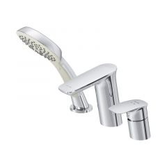 Купить F50A01300 Inspire V2.0, смеситель на борт ванны, трёхсекционный, излив  мм, хром, шт (f50a01300) по цене 45290 руб., в Санкт-Петебруге в интернет магазине 100-Систем, а также дургие товары AM.PM из раздела Смесители на борт ванны и Смесители для ванны и душа