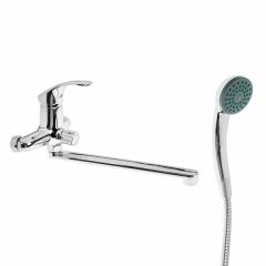 Купить Cмеситель для ванны и душа,однорычажный.Латунь.Хром (a7153) по цене 4811 руб., в Санкт-Петебруге в интернет магазине 100-Систем, а также дургие товары Accoona из раздела Смесители с длинным изливом и Смесители для ванны и душа